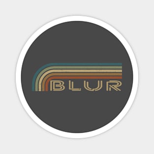 Blur retro Stripes Magnet